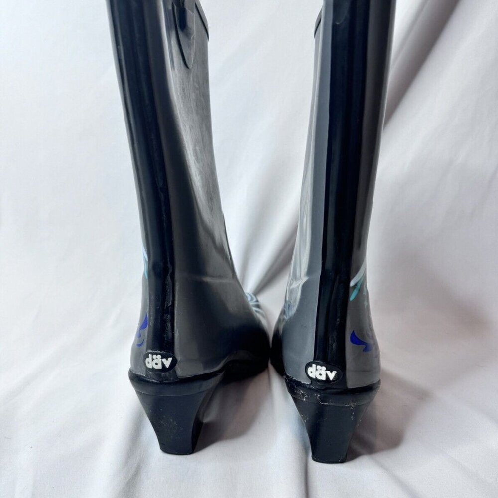 Women’s Dav Rain boots Koy Fish Cowboy Size 9 - Picture 5 of 10